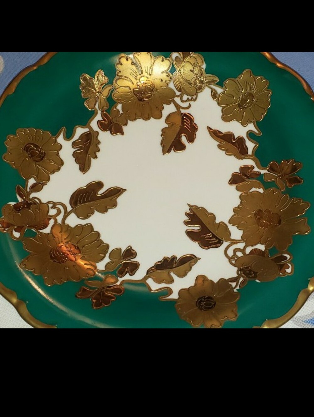 Bavaria Waldershof Germany Handarbeit 22 Karat Gold Plate